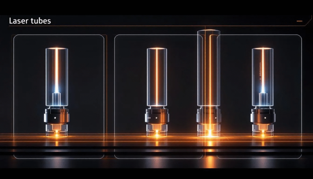 Where to buy 80W CO2 laser tubes showcased in an online shopping interface.